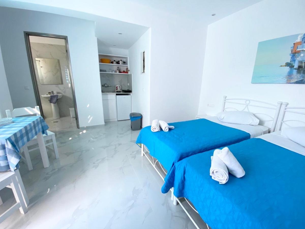 Anemos Apartments Ornos  Bagian luar foto