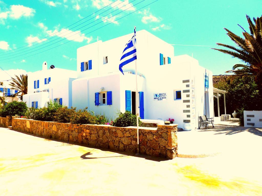Anemos Apartments Ornos  Bagian luar foto