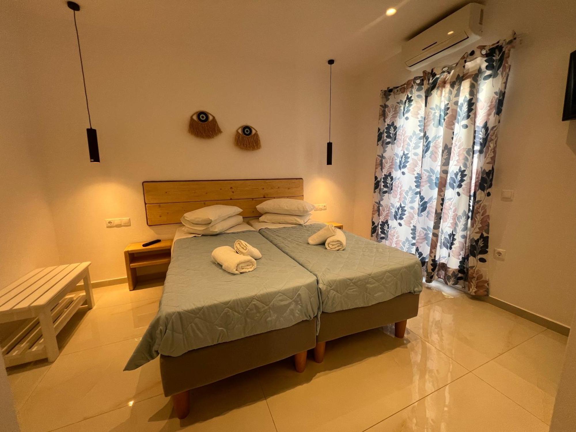 Anemos Apartments Ornos  Bagian luar foto