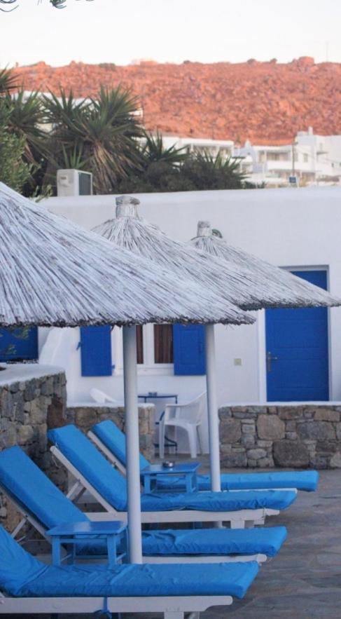 Anemos Apartments Ornos  Bagian luar foto