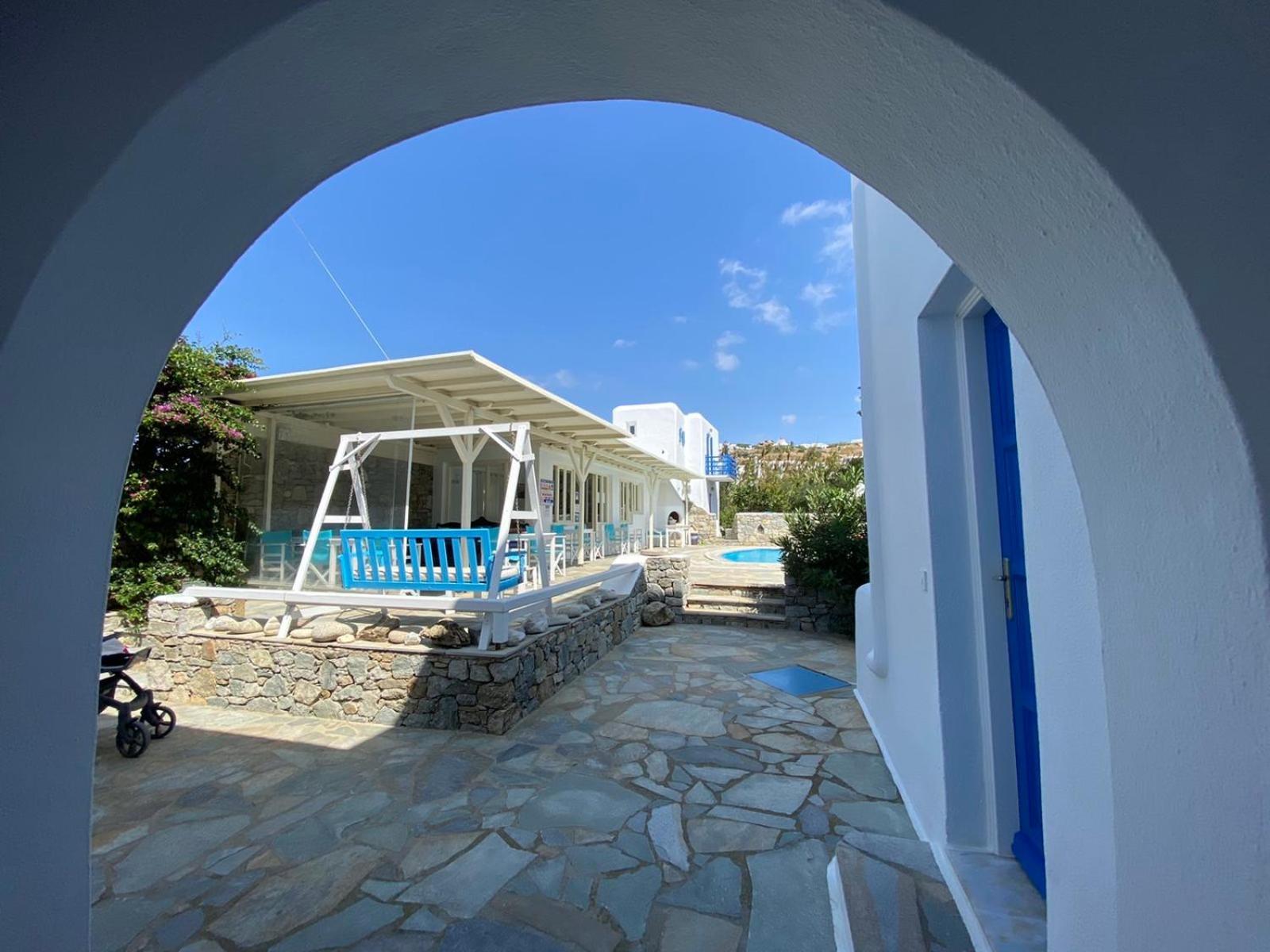 Anemos Apartments Ornos  Bagian luar foto