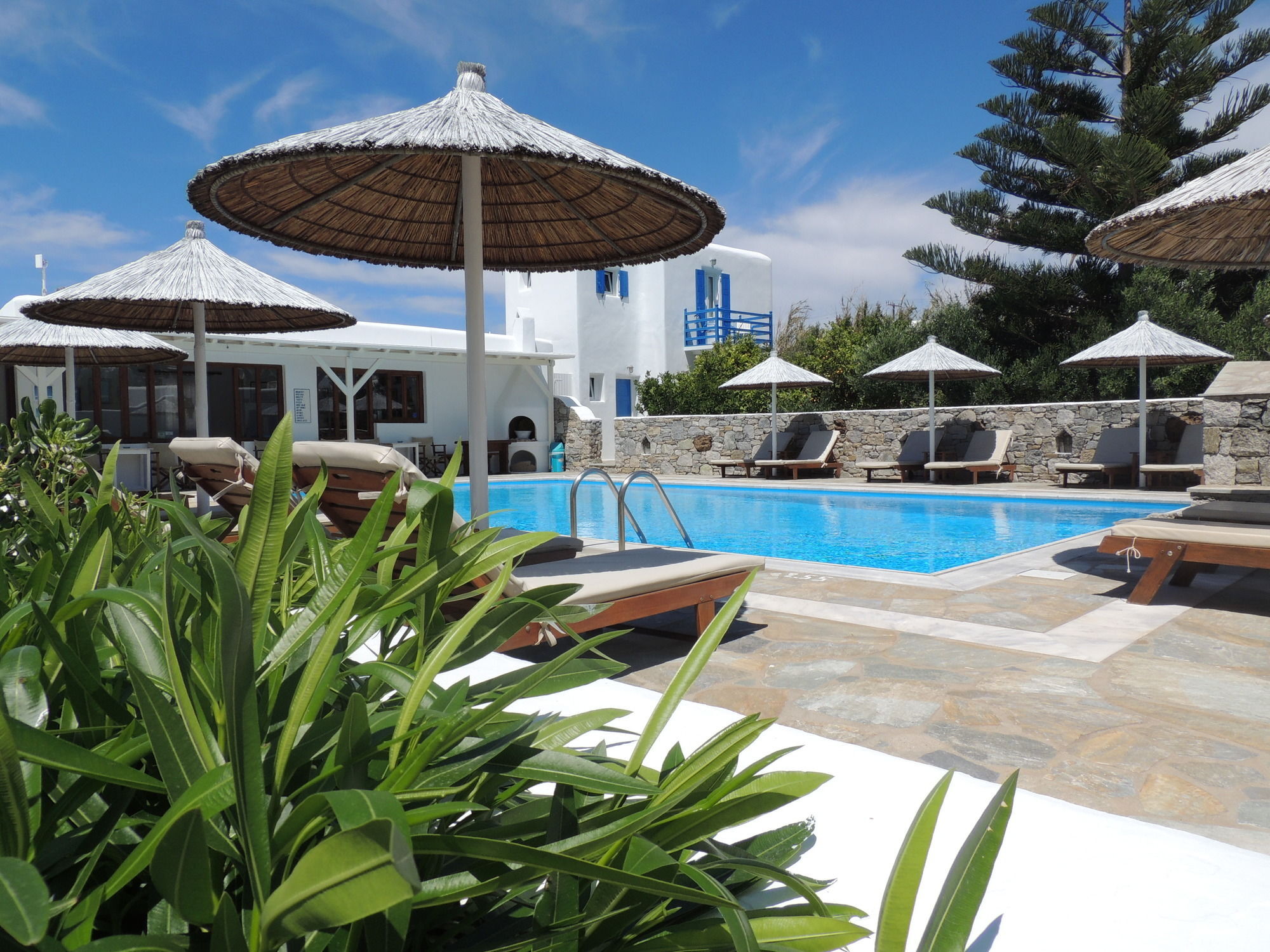 Anemos Apartments Ornos  Bagian luar foto