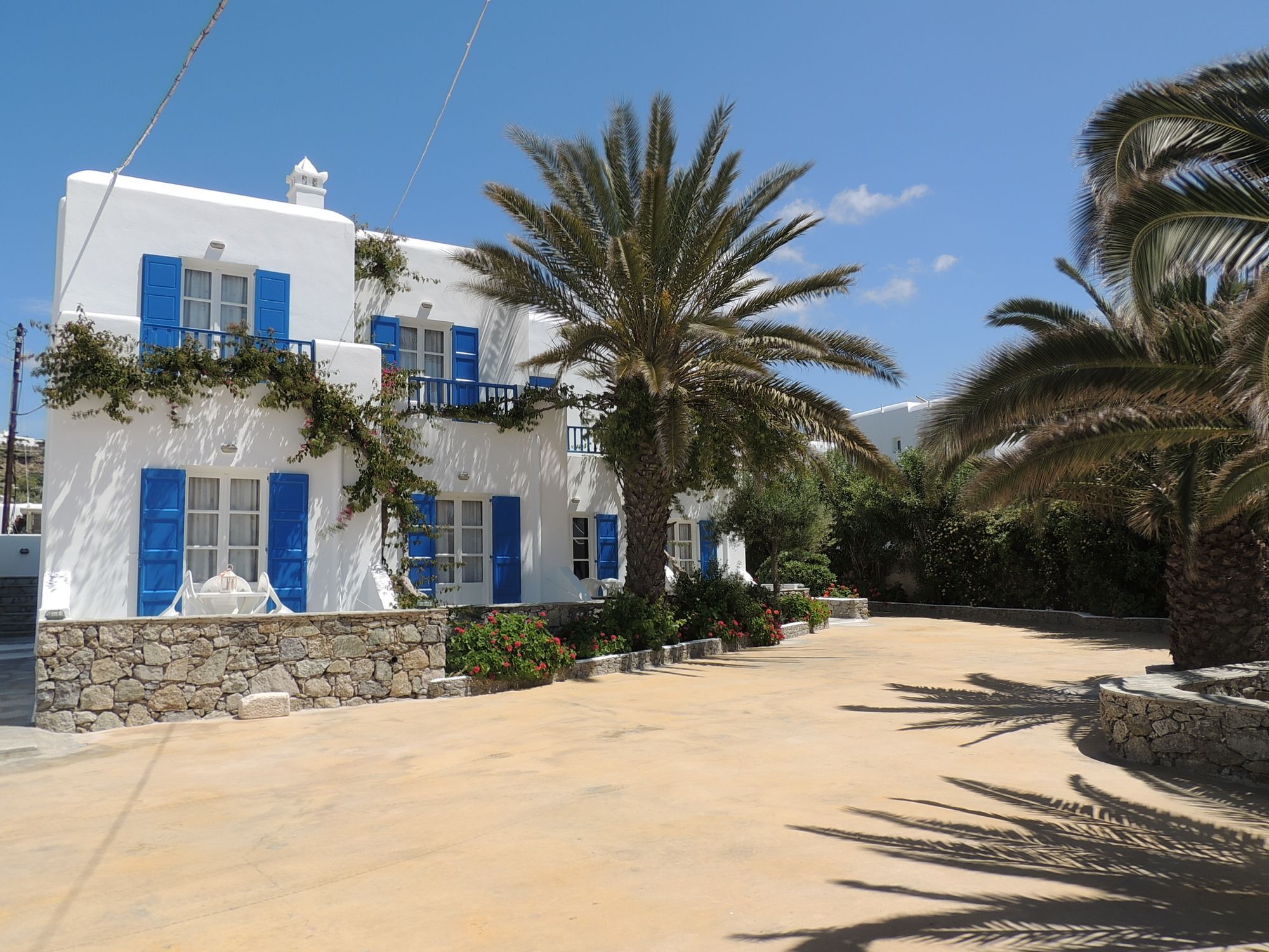Anemos Apartments Ornos  Bagian luar foto